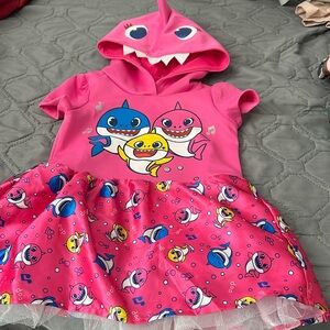 2t baby shark dress